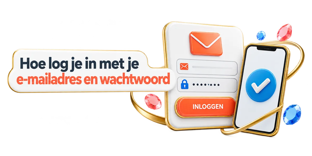 Inloggen bij Nika Casino met e-mailadres en wachtwoord